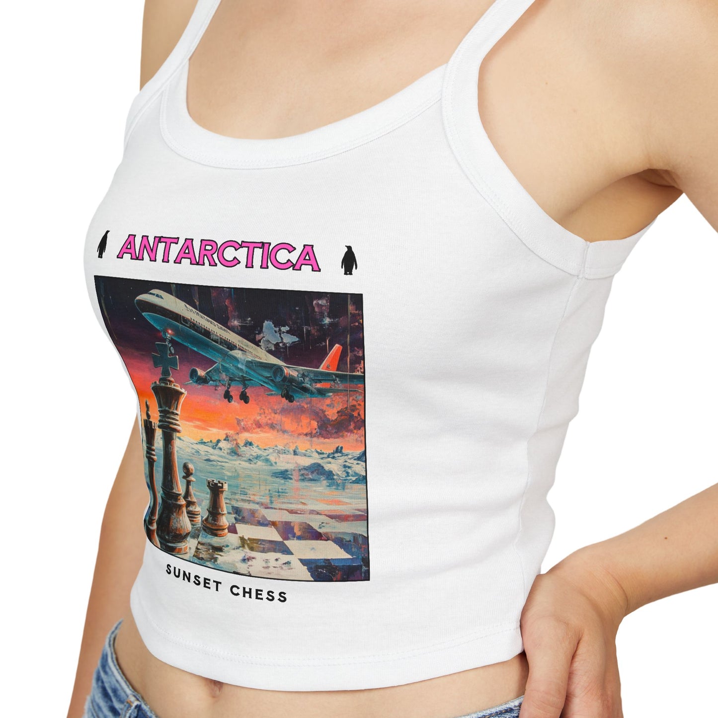 Welcome To Antarctica - White Women's Tank Top