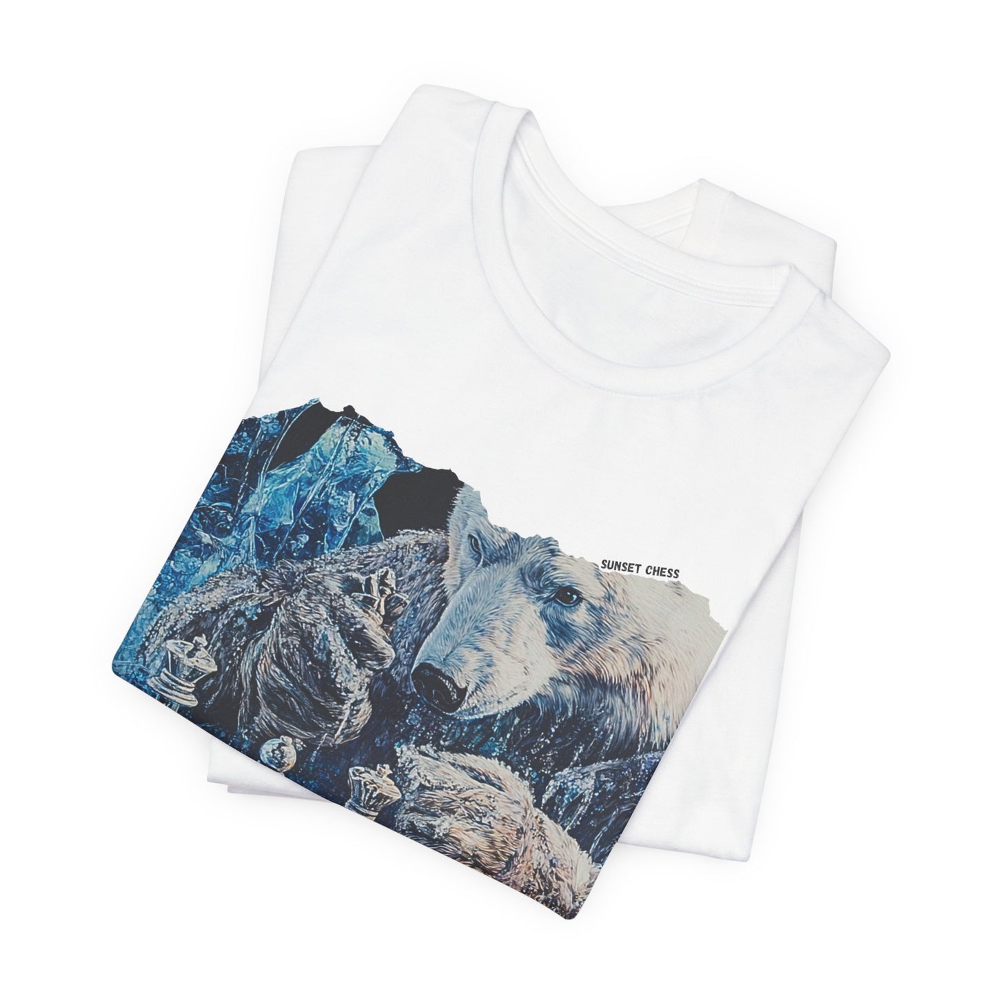 Polar Bear Chess - White Chess T Shirt