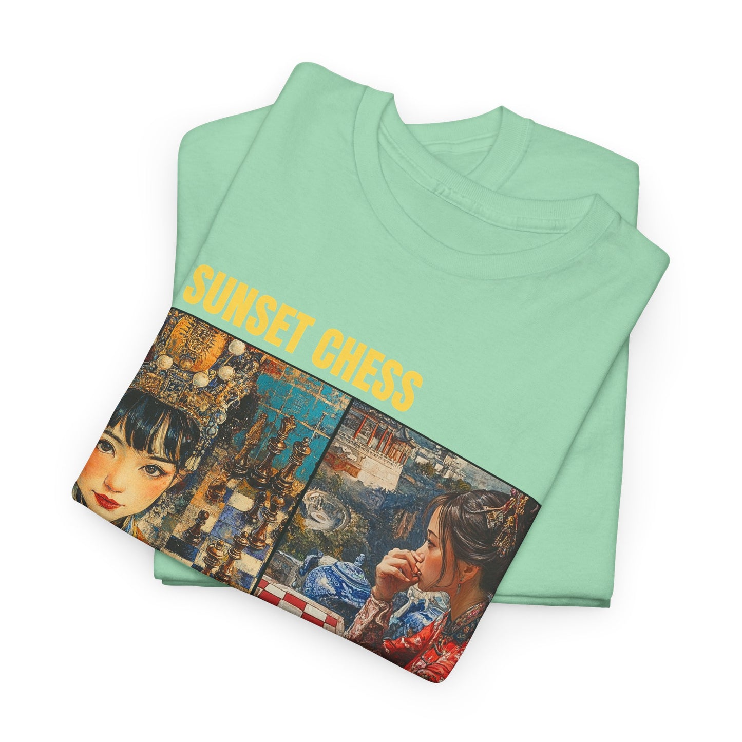 Strong Minds - Green Mint Chess T Shirt