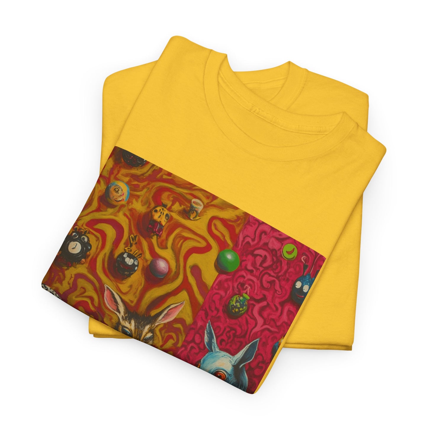 Cosmic Chess Confrontation - Yellow Tee Shirt