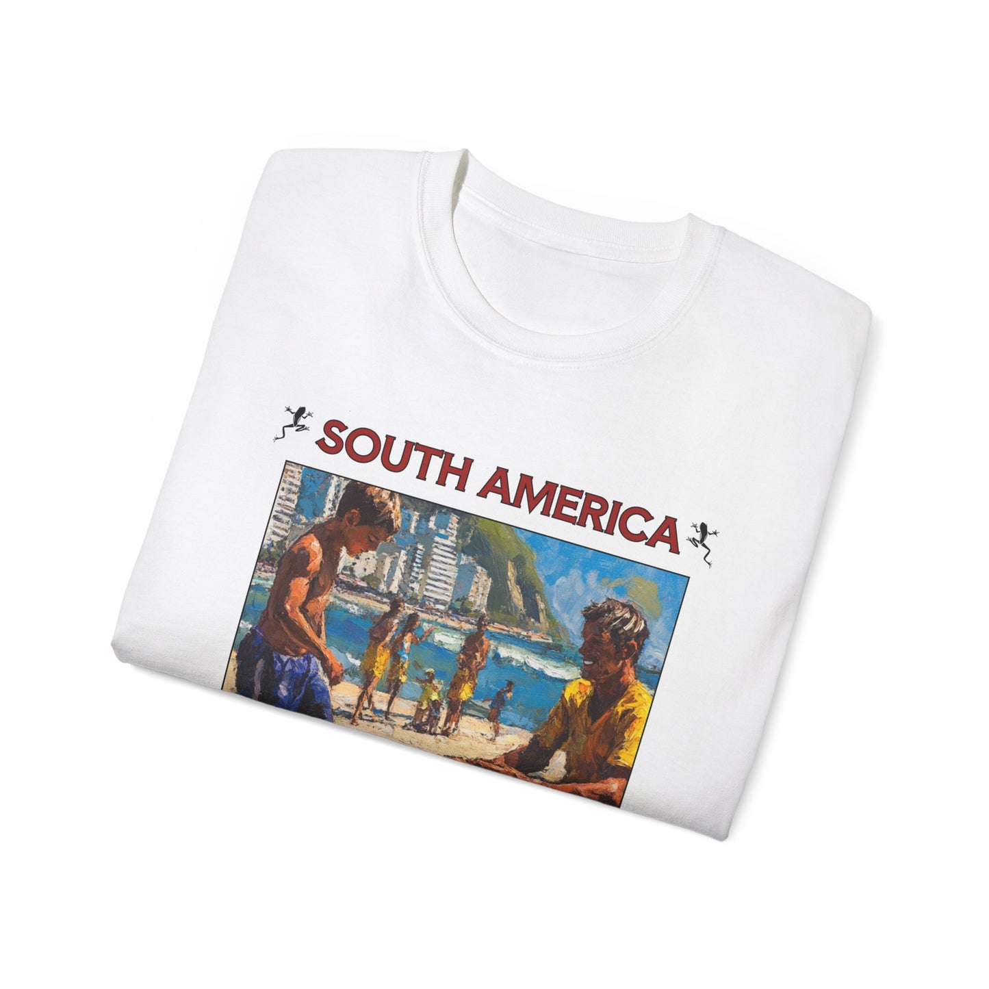 Brazilian Beach - White Chess T Shirt