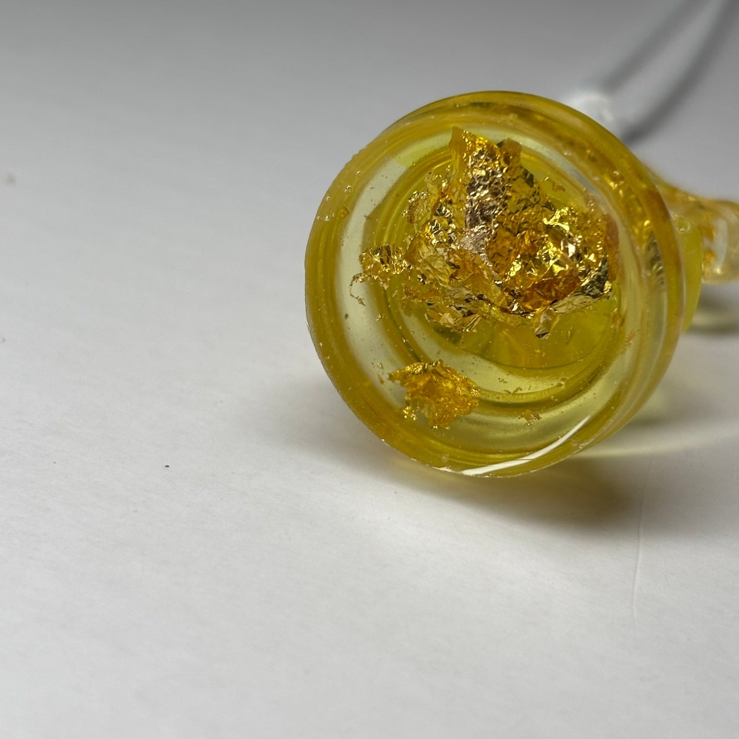 Yellow Crystal Knight - Handmade Resin Chess Necklace