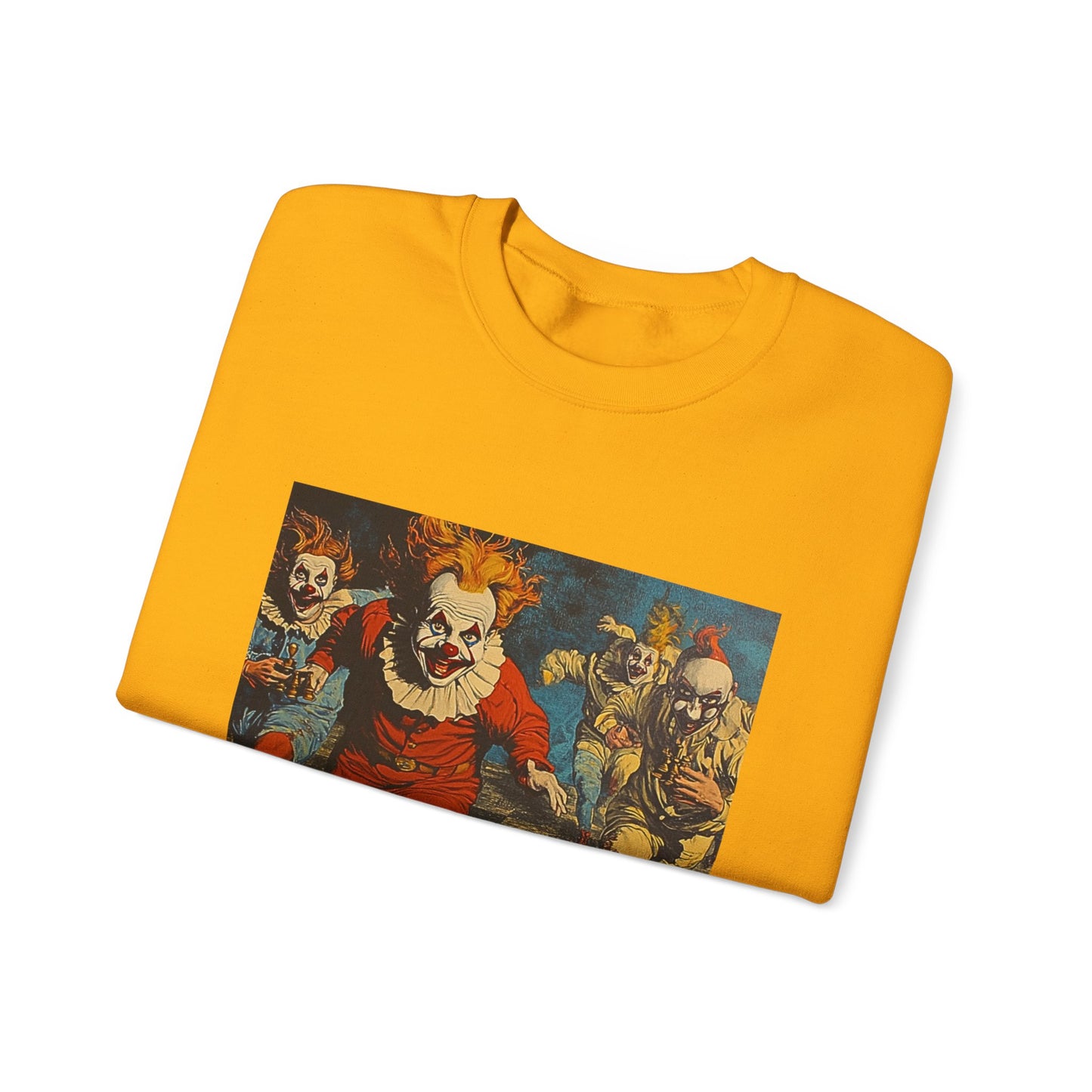Clown Activities - Yellow Chess Crewneck Sweater