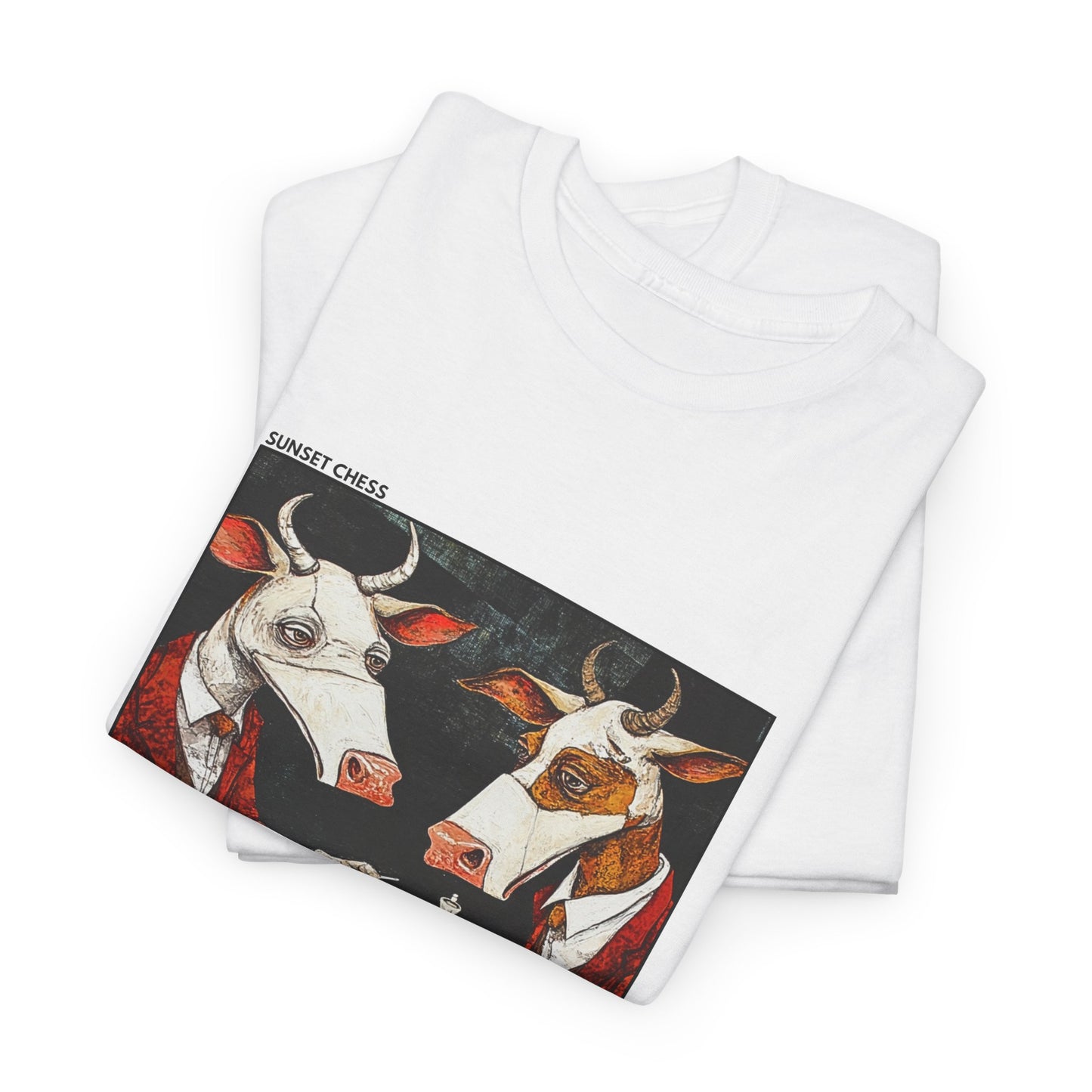 Looser Turns Beef - White Chess T Shirt