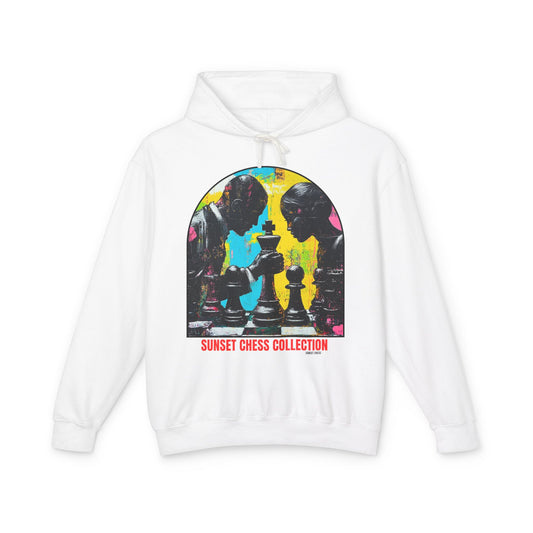 Fuel My Passion - White Chess Hoodie