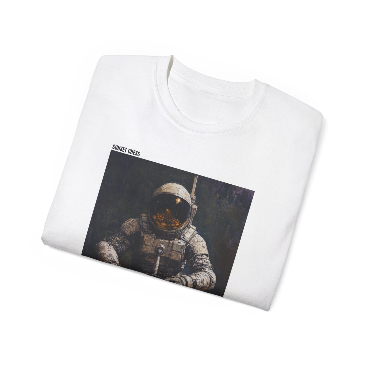 Space Astronaut - White Chess T Shirt