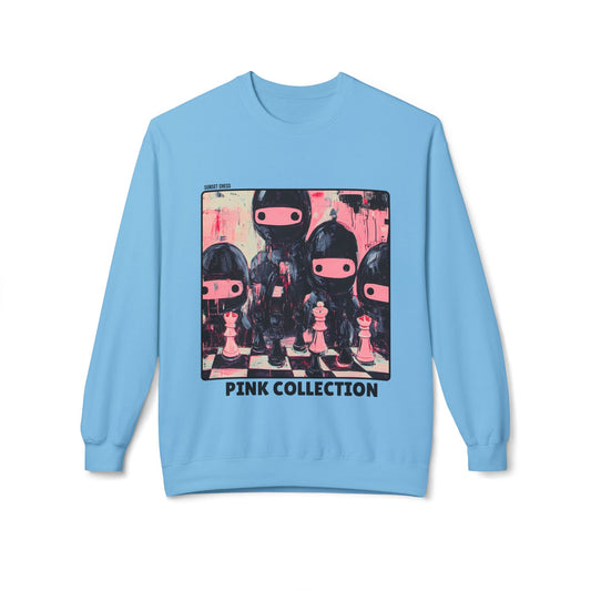 Ninja Siblings - Blue Chess Crewneck Sweater