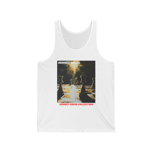 The Bright Light - White Chess Tank Top