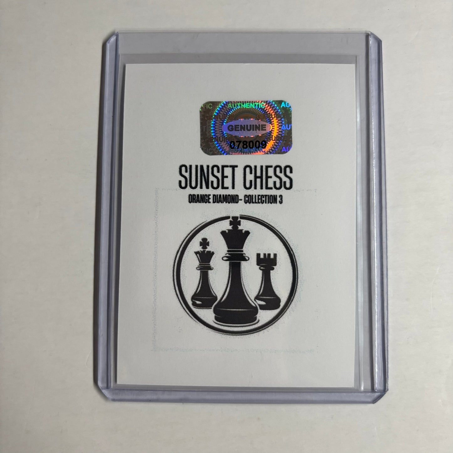 Orange Diamond Collection 3 - Trading Card