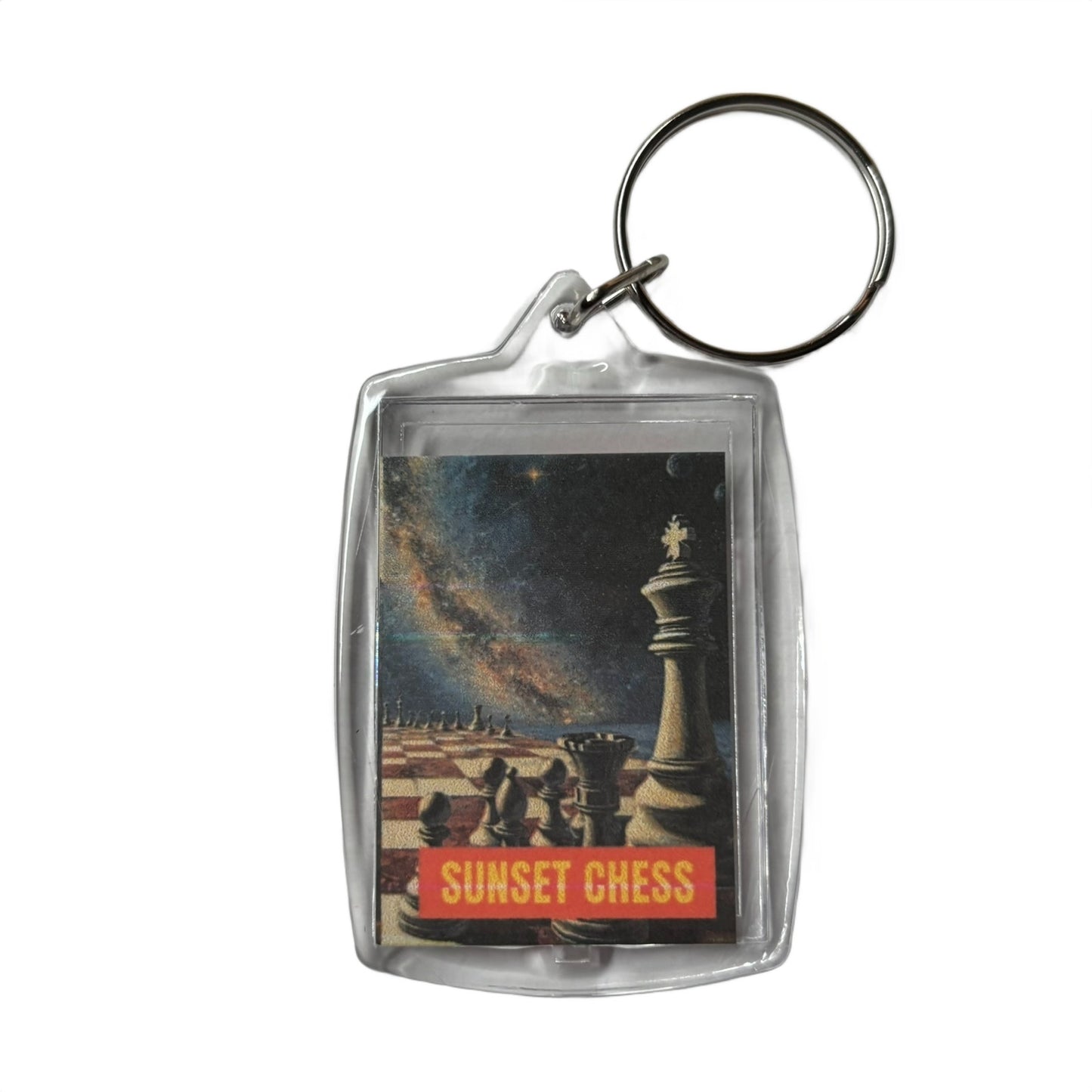 Star Gaze - Chess  Photo Keychain