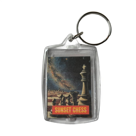 Star Gaze - Chess  Photo Keychain
