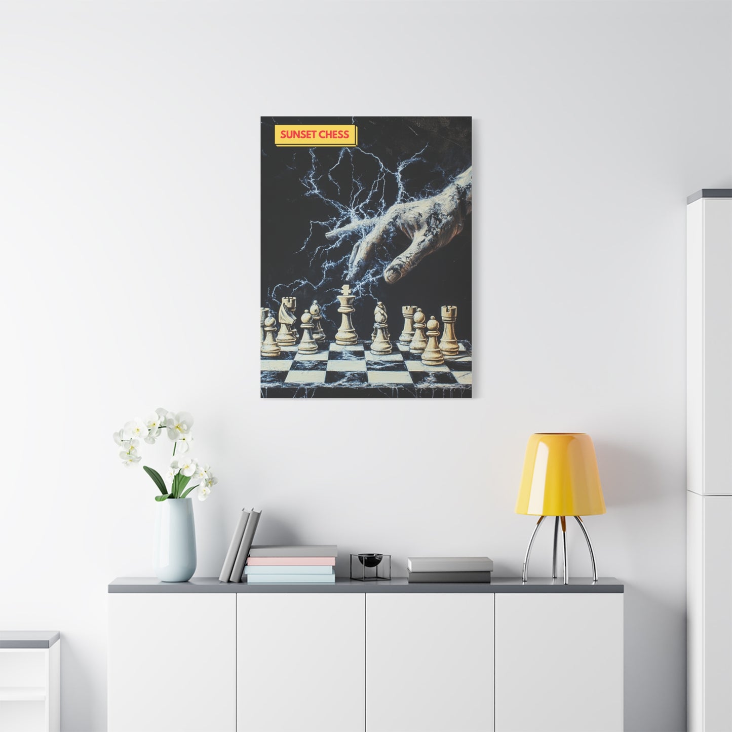 The Midas Touch - Canvas Chess Print 30"x40"