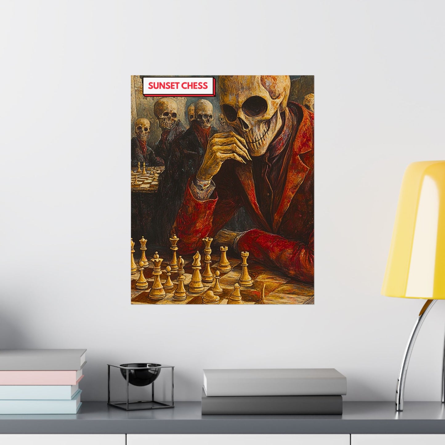 Death In Chess - Matte Vertical Poster 16"x20"
