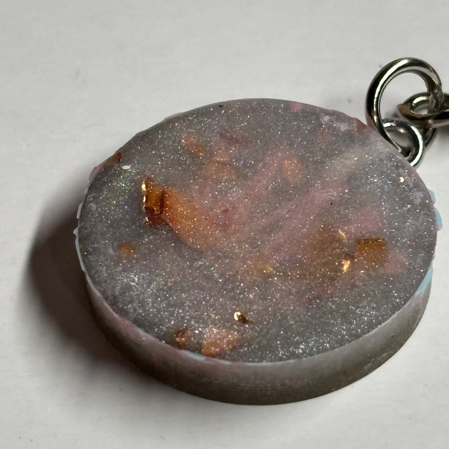 Pink Lining Queen - Handmade Resin Keychain - Flat Edition