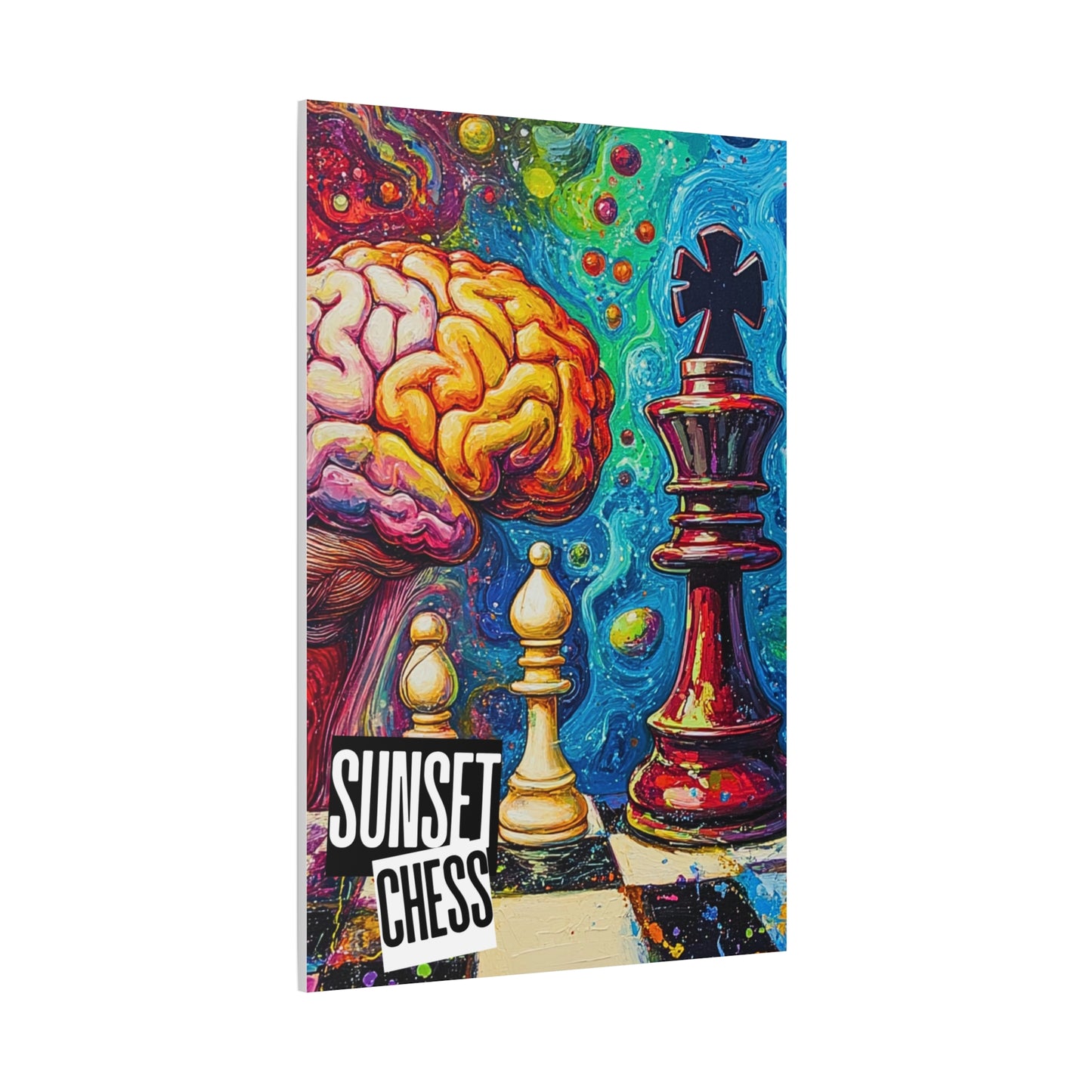 Brain Power - Canvas Chess Print 40"x60"
