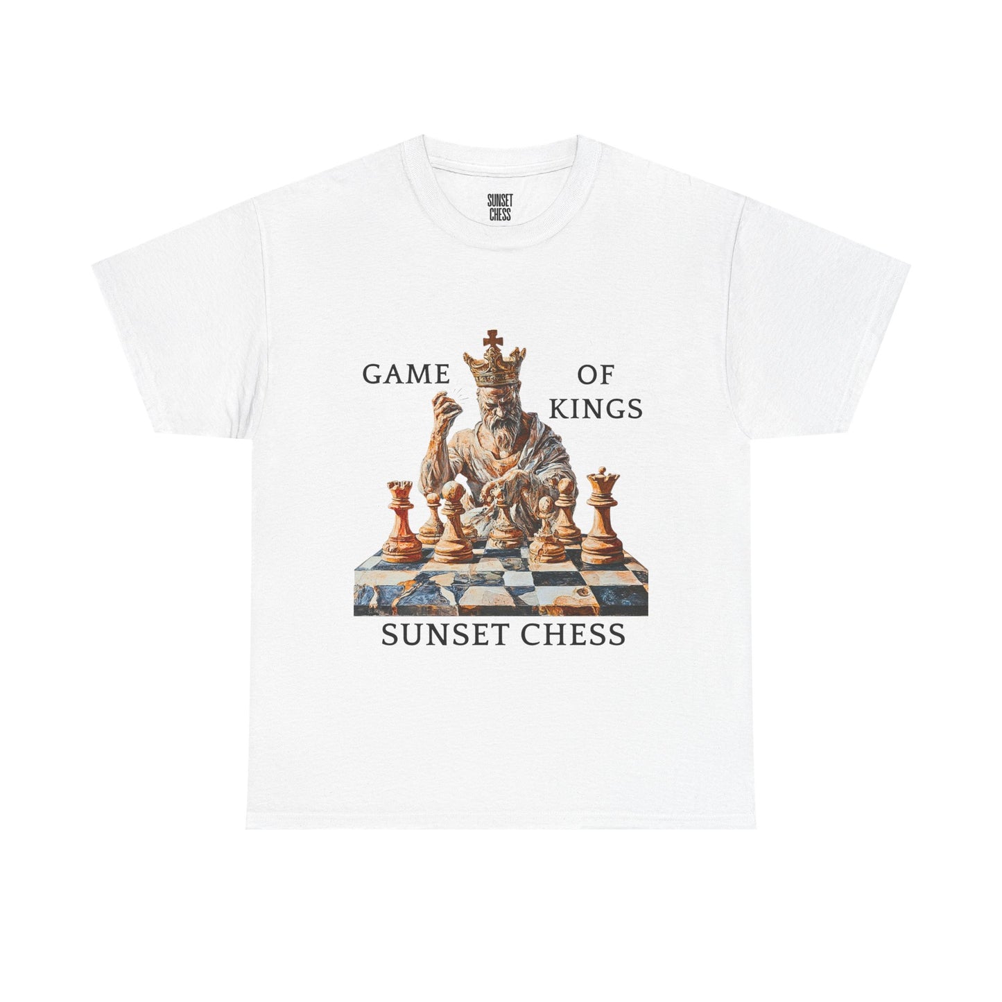 Game of Kings - Chess Tee - Unisex Heavy Cotton Tee