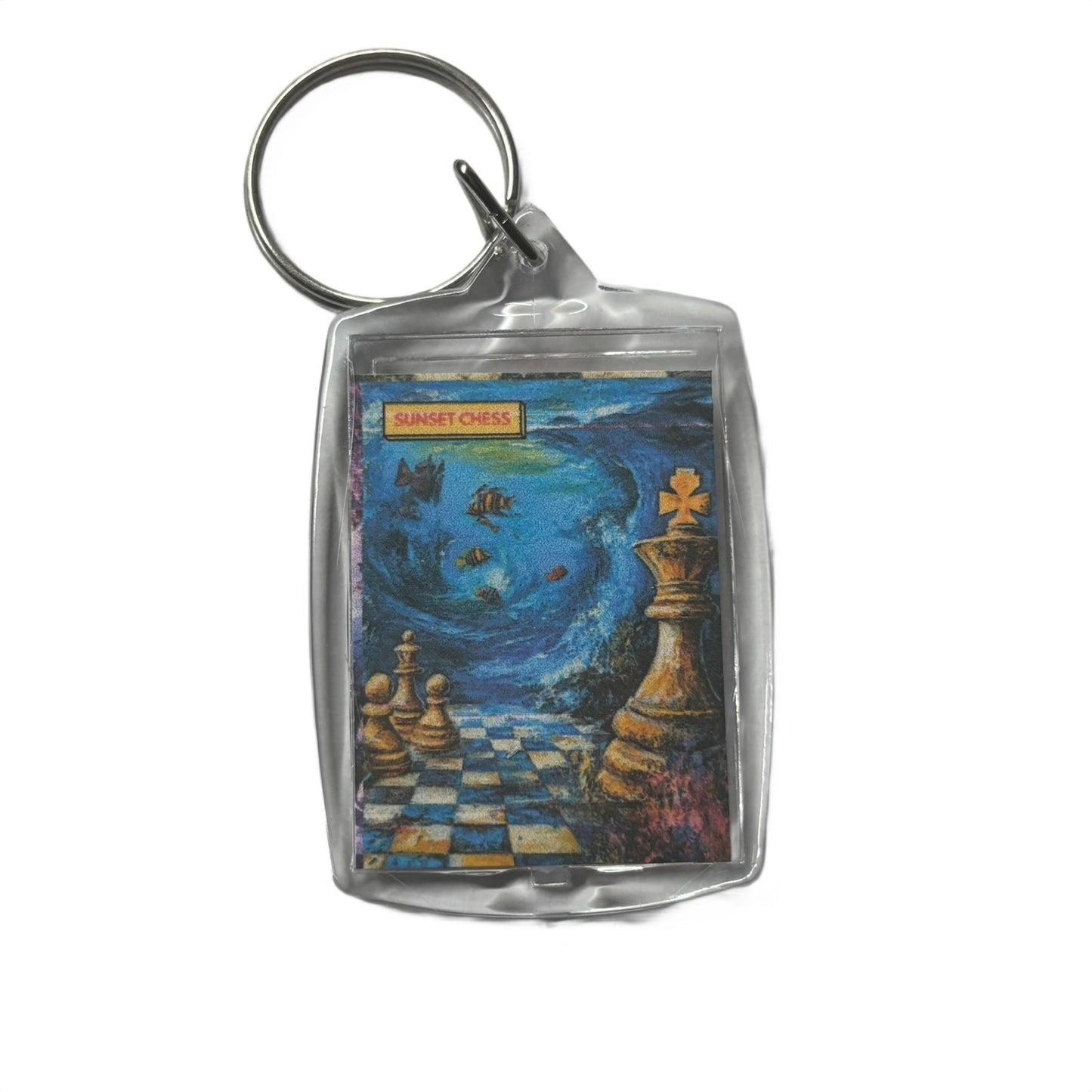 Underwater Void - Chess  Photo Keychain