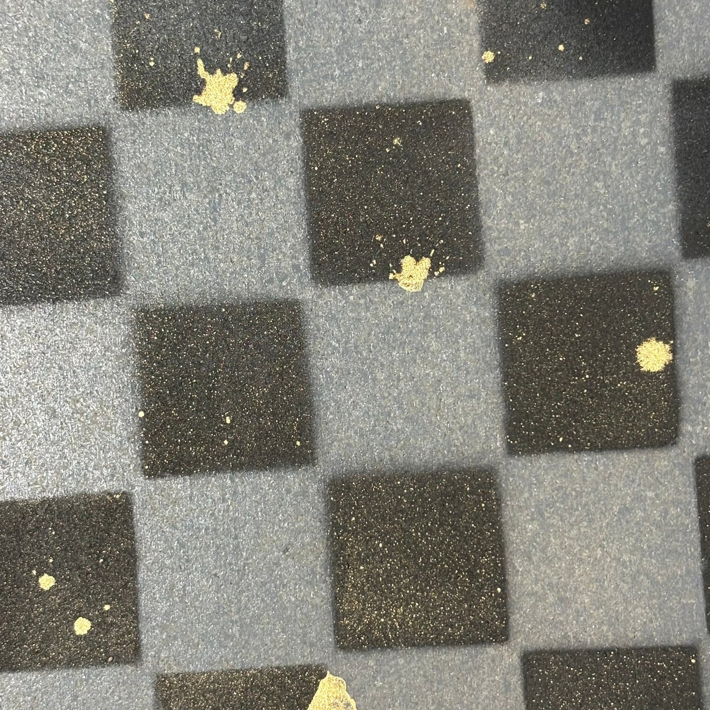 Gray & Black - Painted Chess Board