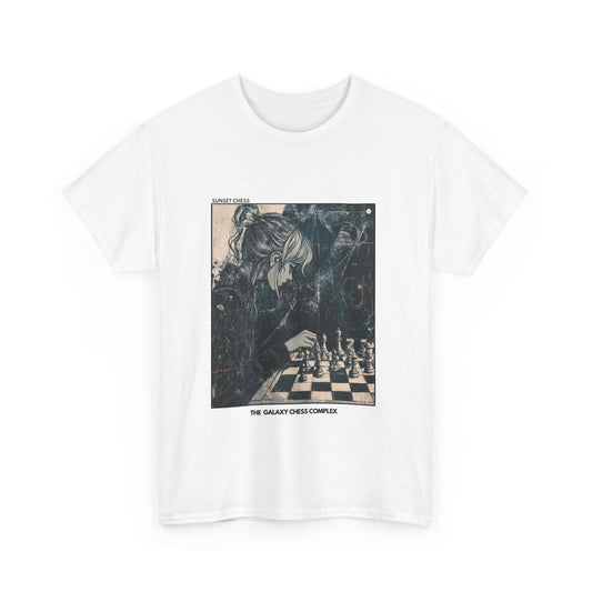 Galaxy chess Complex - White Chess T Shirt