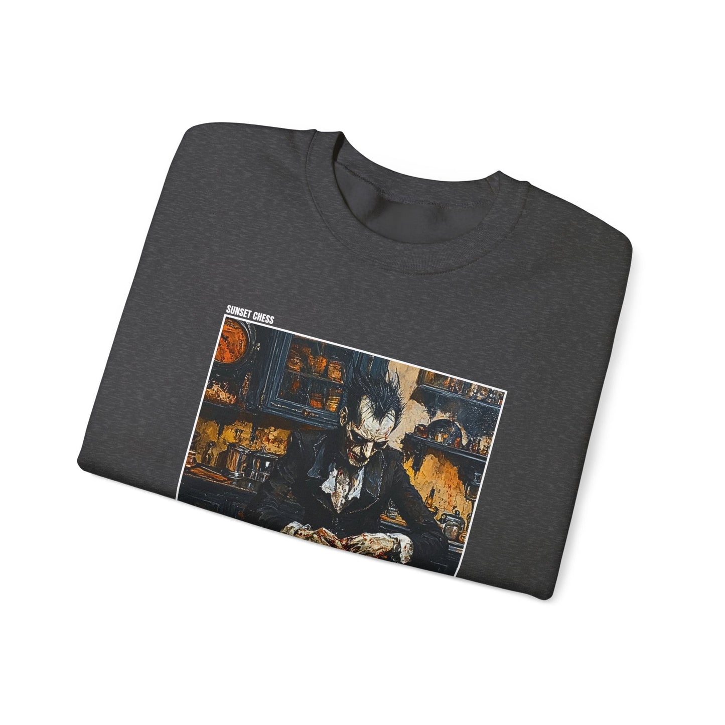 The Clever Fang - Black Chess Crewneck Sweater