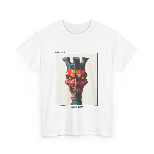 Vengeful Queen - White Chess T Shirt