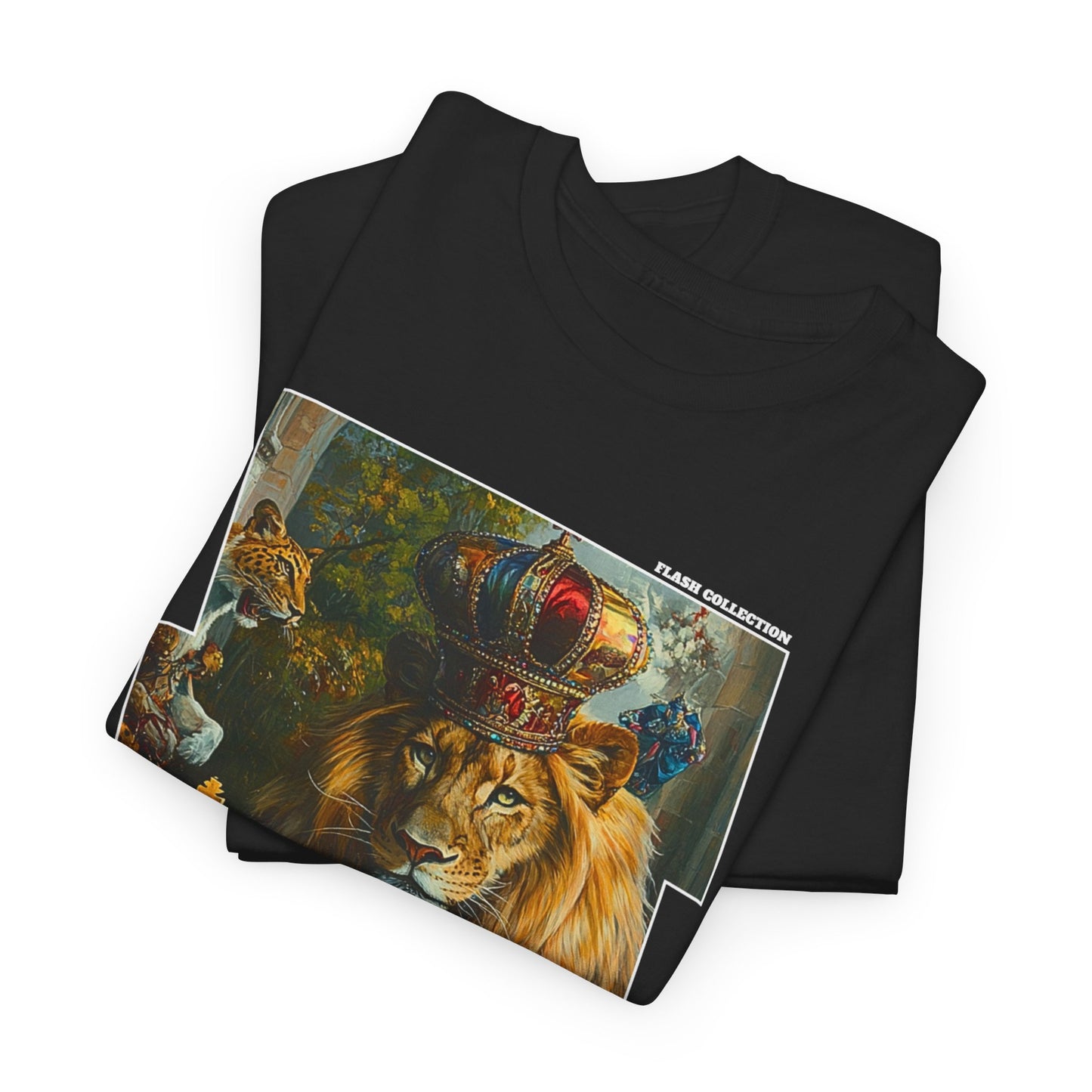 The King Lion - Black Chess T Shirt