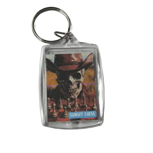 Dead Cowboy - Chess  Photo Keychain