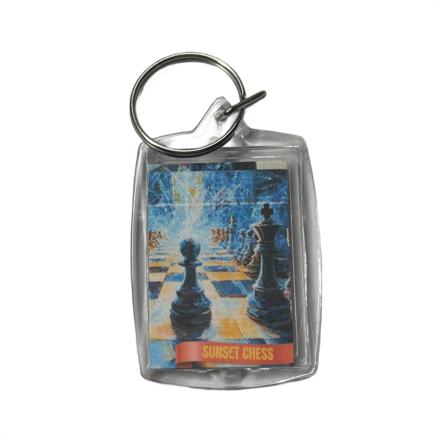 Ice Halls - Chess  Photo Keychain