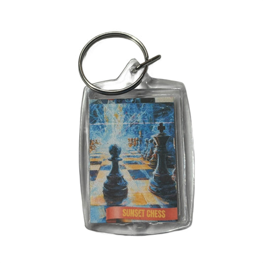 Ice Halls - Chess  Photo Keychain