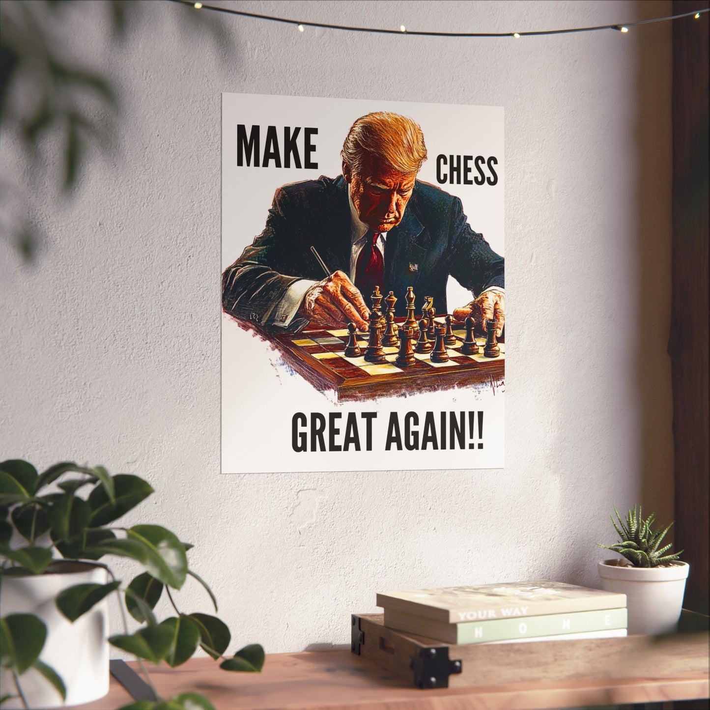 Make Chess Great Again - Matte Vertical Poster 16"x20"