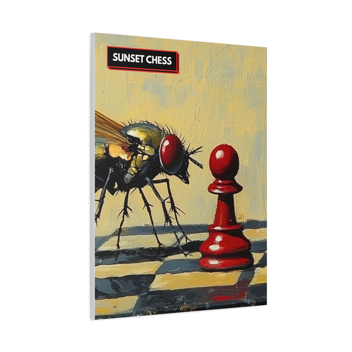 Fly On The Wall - Canvas Chess Print 30"x40"