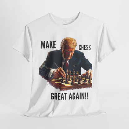 Make Chess Great Again - Unisex Heavy Cotton Tee