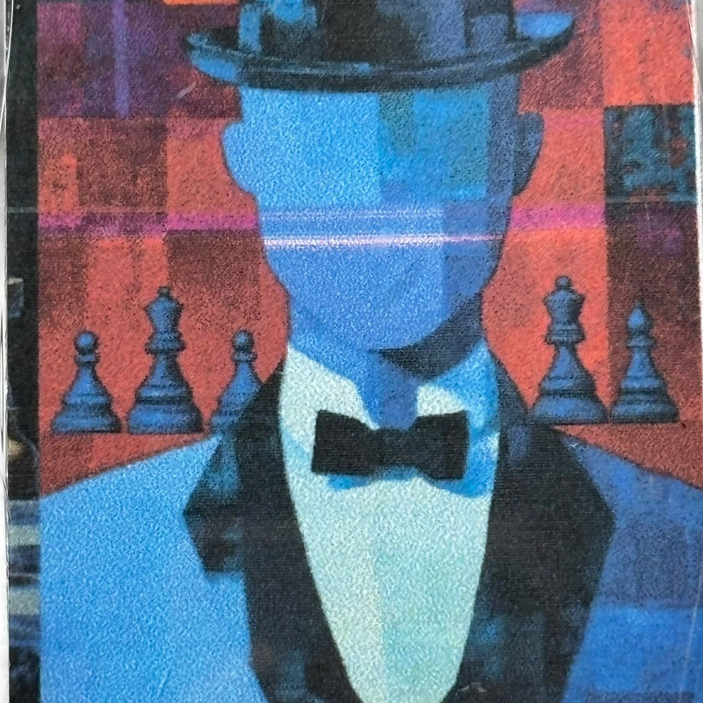 Mr. Blue - Chess  Photo Keychain