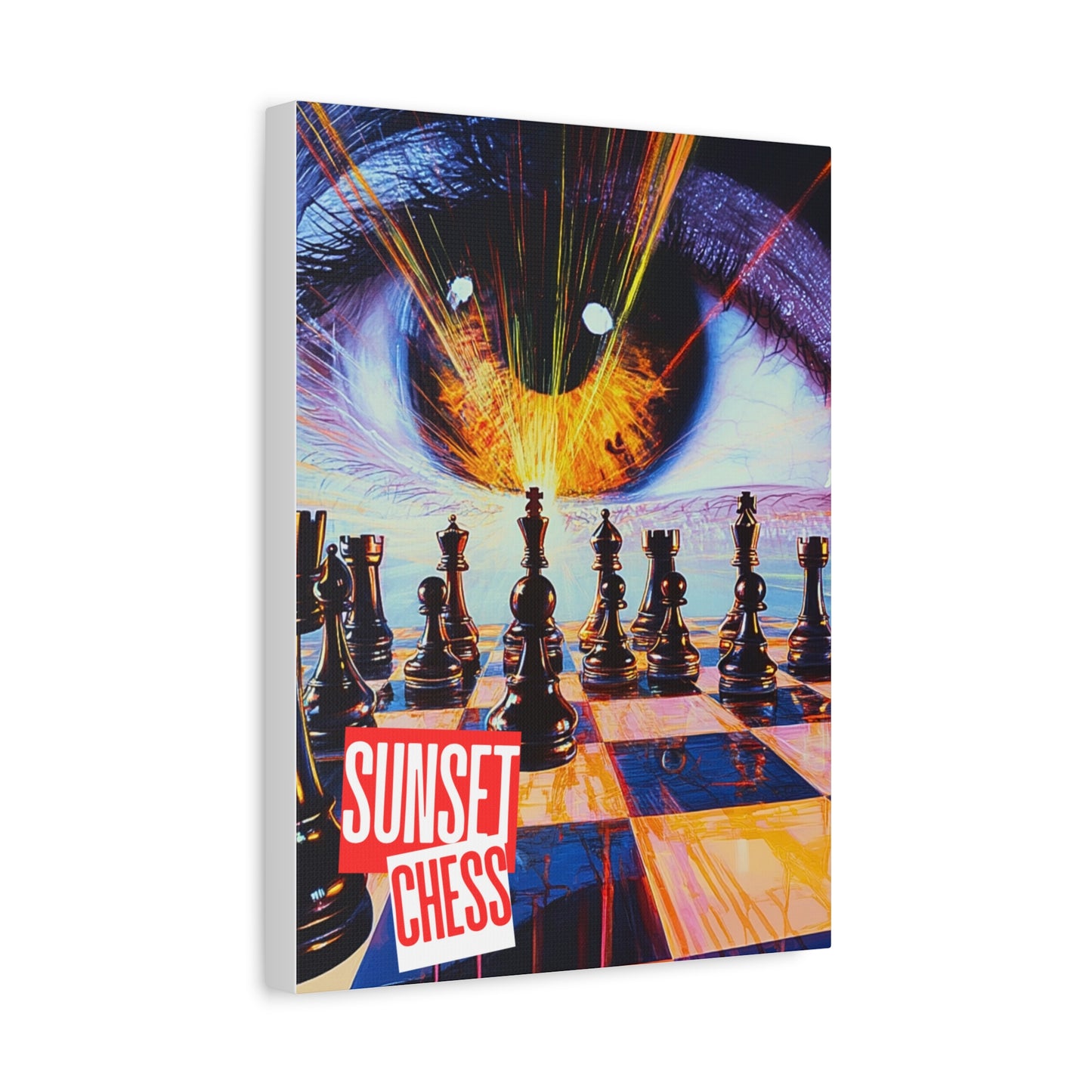 Visions Of The Past - Canvas Chess Print 12"x16"