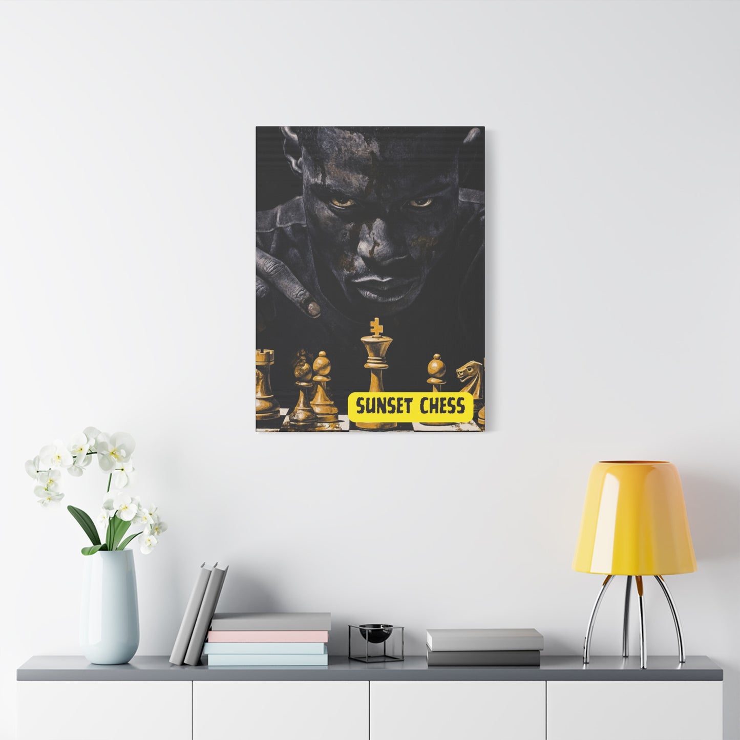 The Love of The Game - Canvas Chess Print 24"x32"