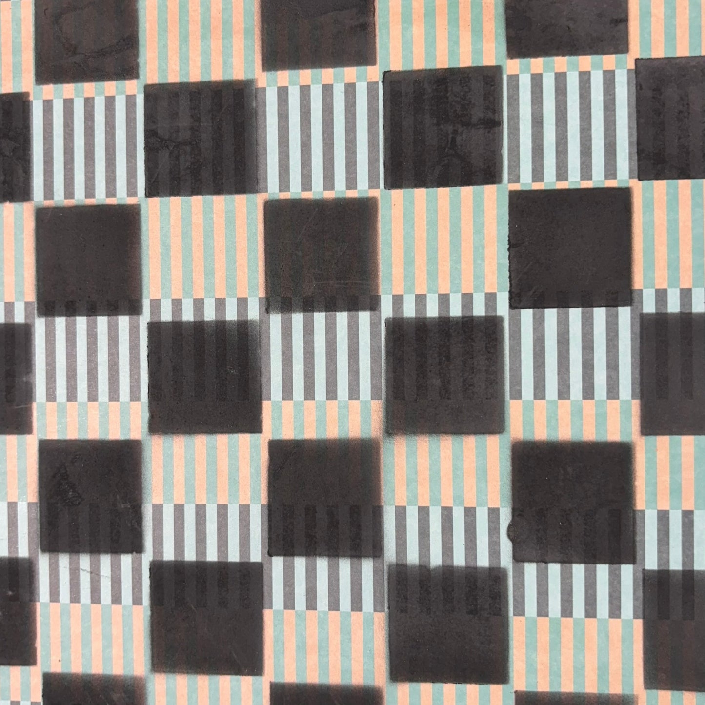 Retro Colors - Scrapbook Chess Board