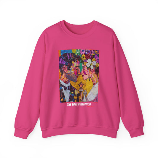 Pink Love - Pink Chess Crewneck Sweater