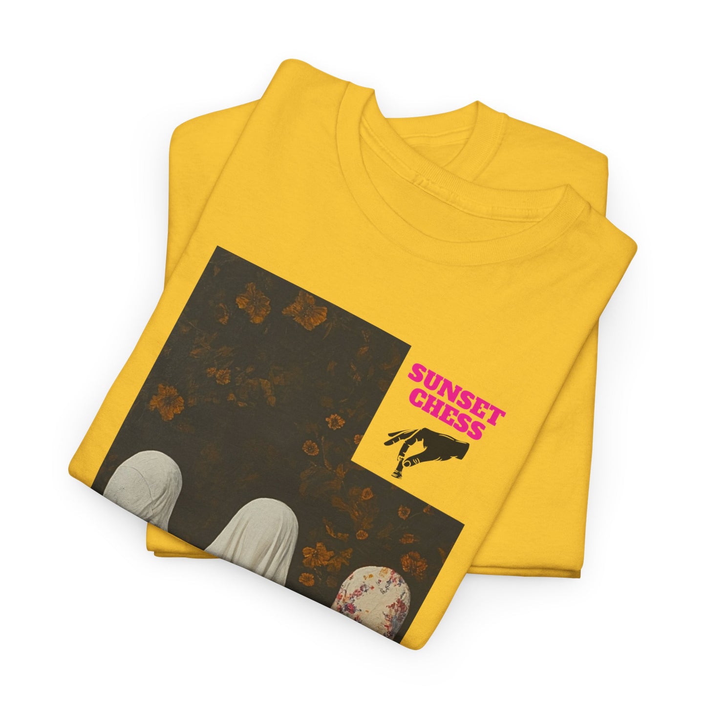 Ghosts & Chess Oh My! - Yellow Chess T Shirt