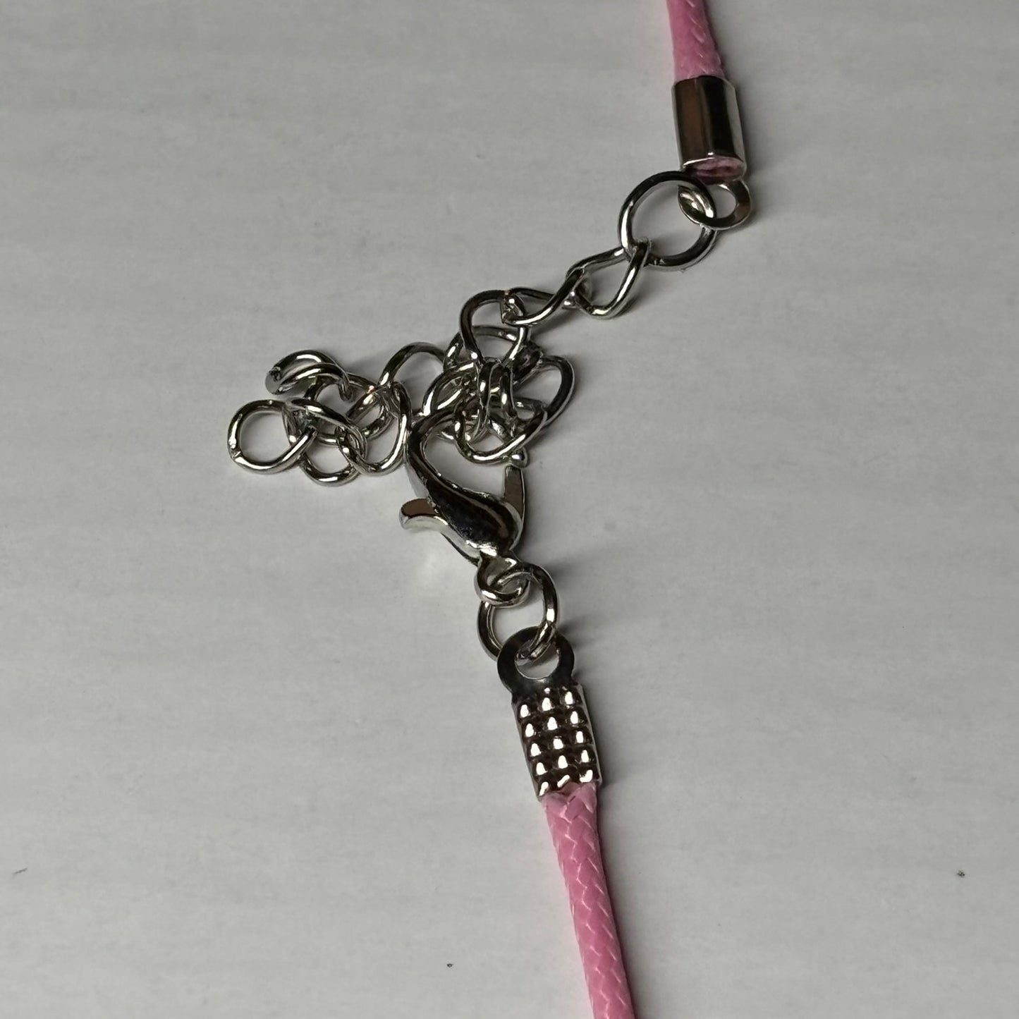 Red Pink Bishop - Handmade Resin Chess Necklace