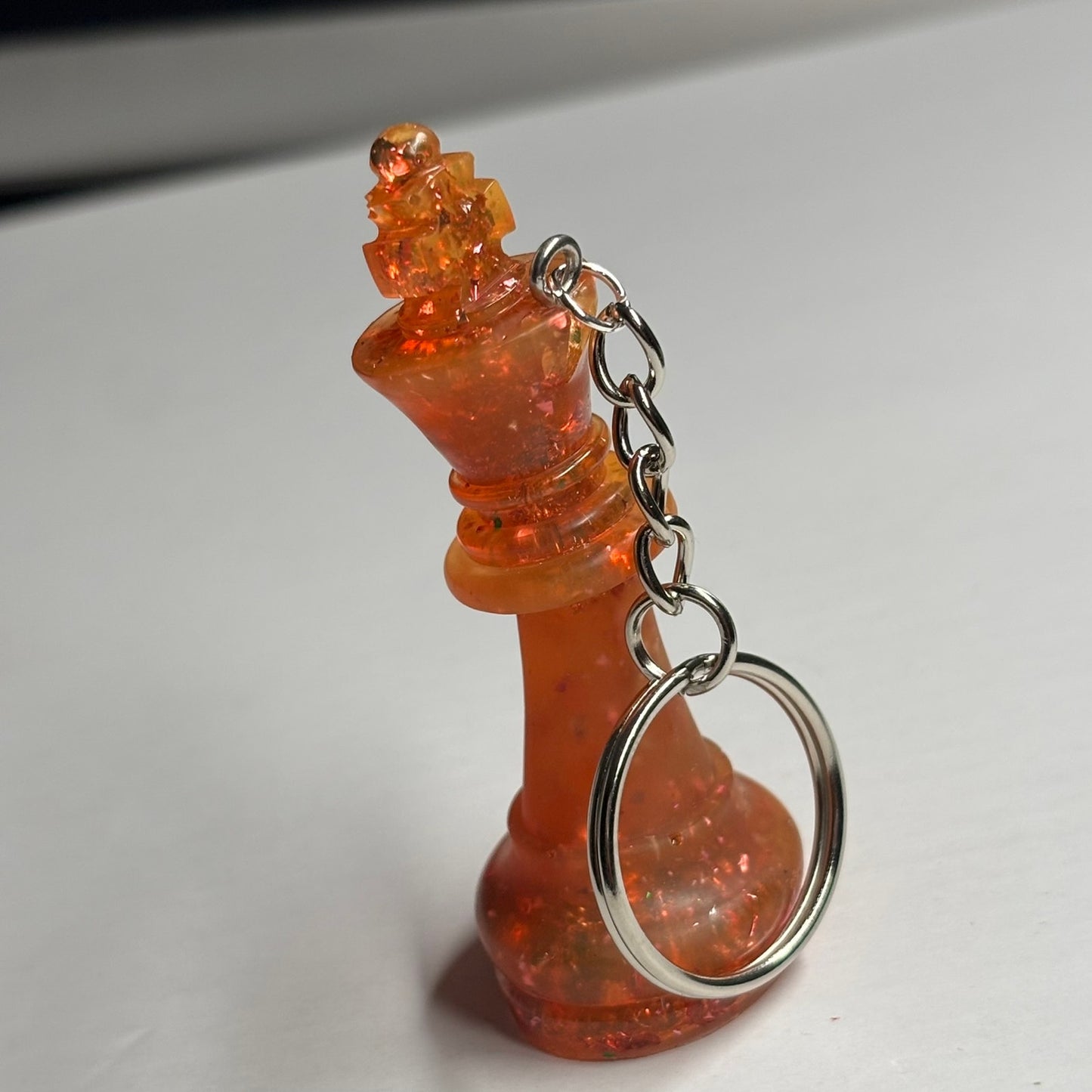 Orange  King - Handmade Resin Keychain