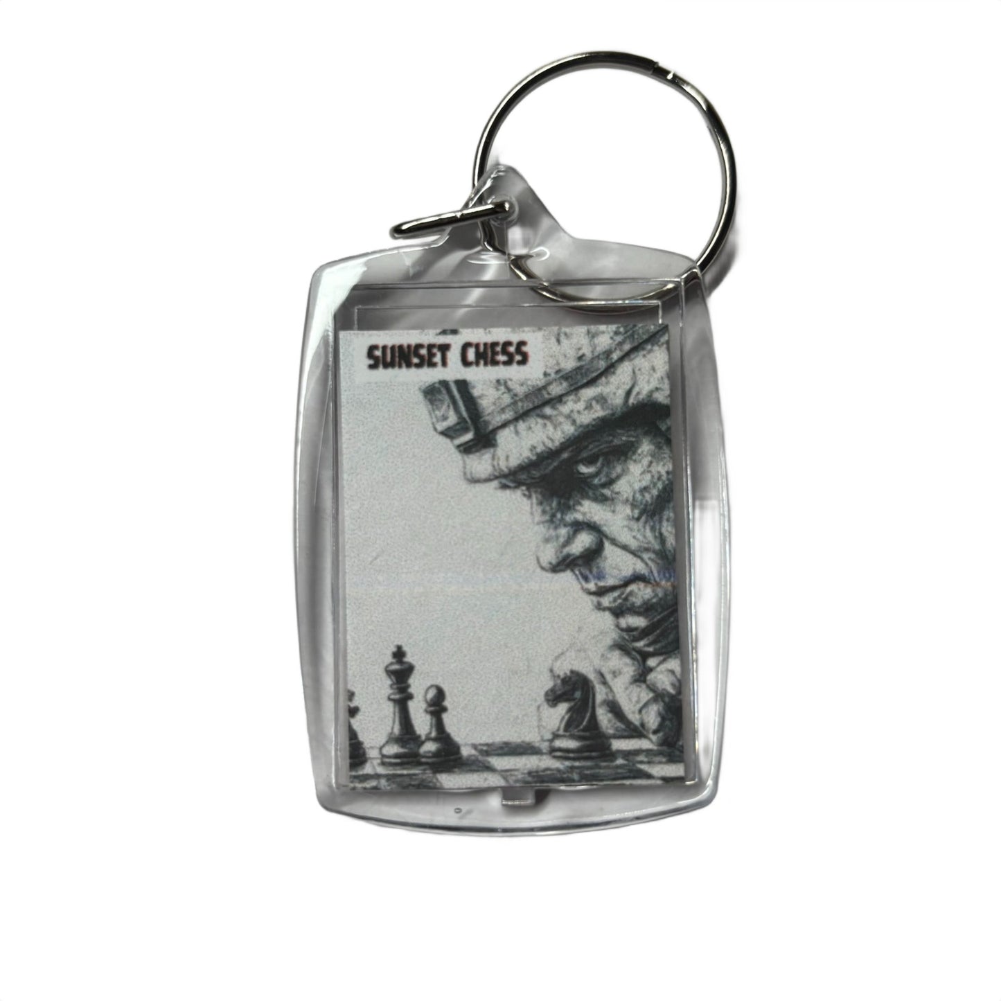 The Look - Chess  Photo Keychain