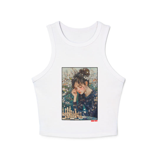 Chess is Beautiful - Women's White Chess Tank Top