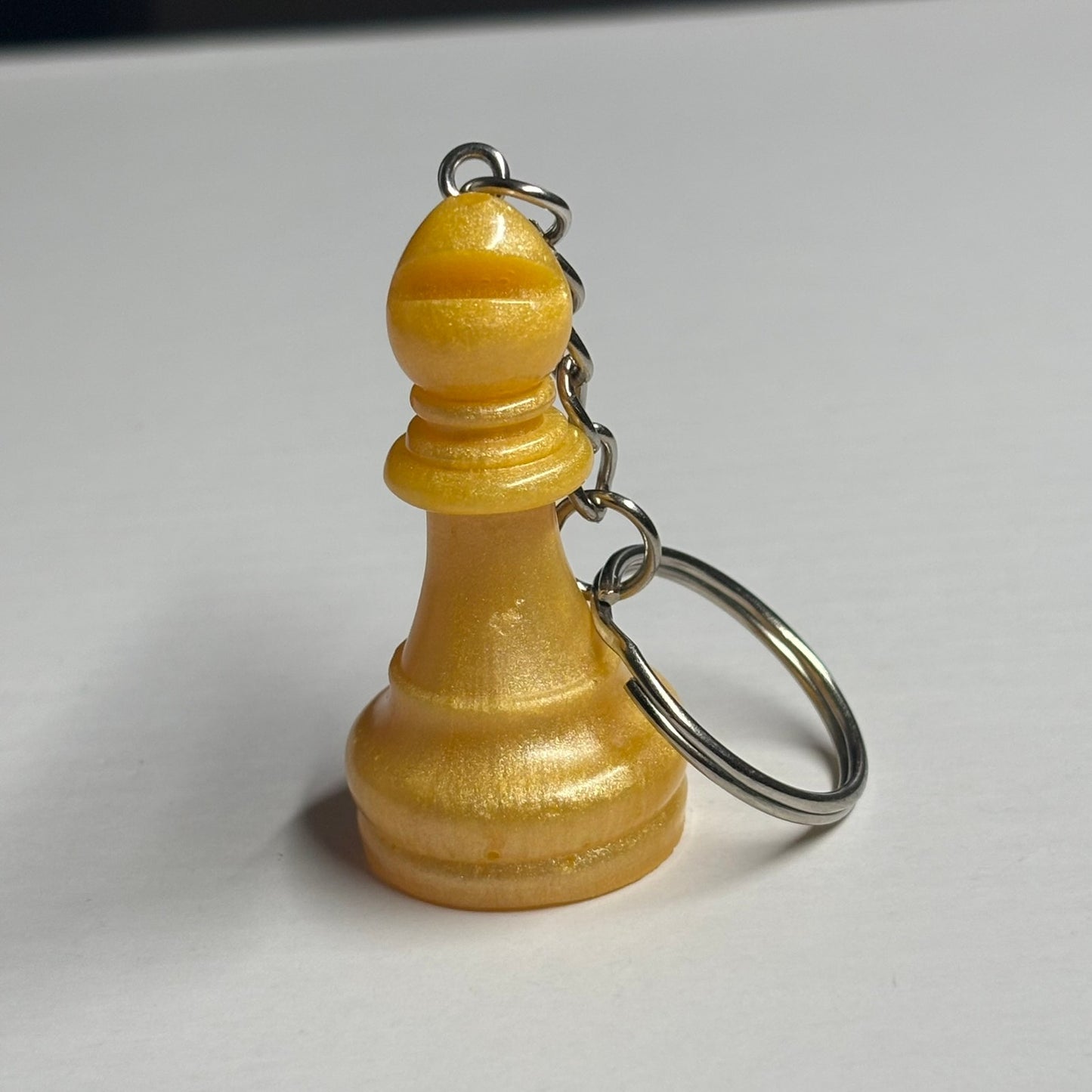 Yellow Bishop - Handmade Resin Keychain