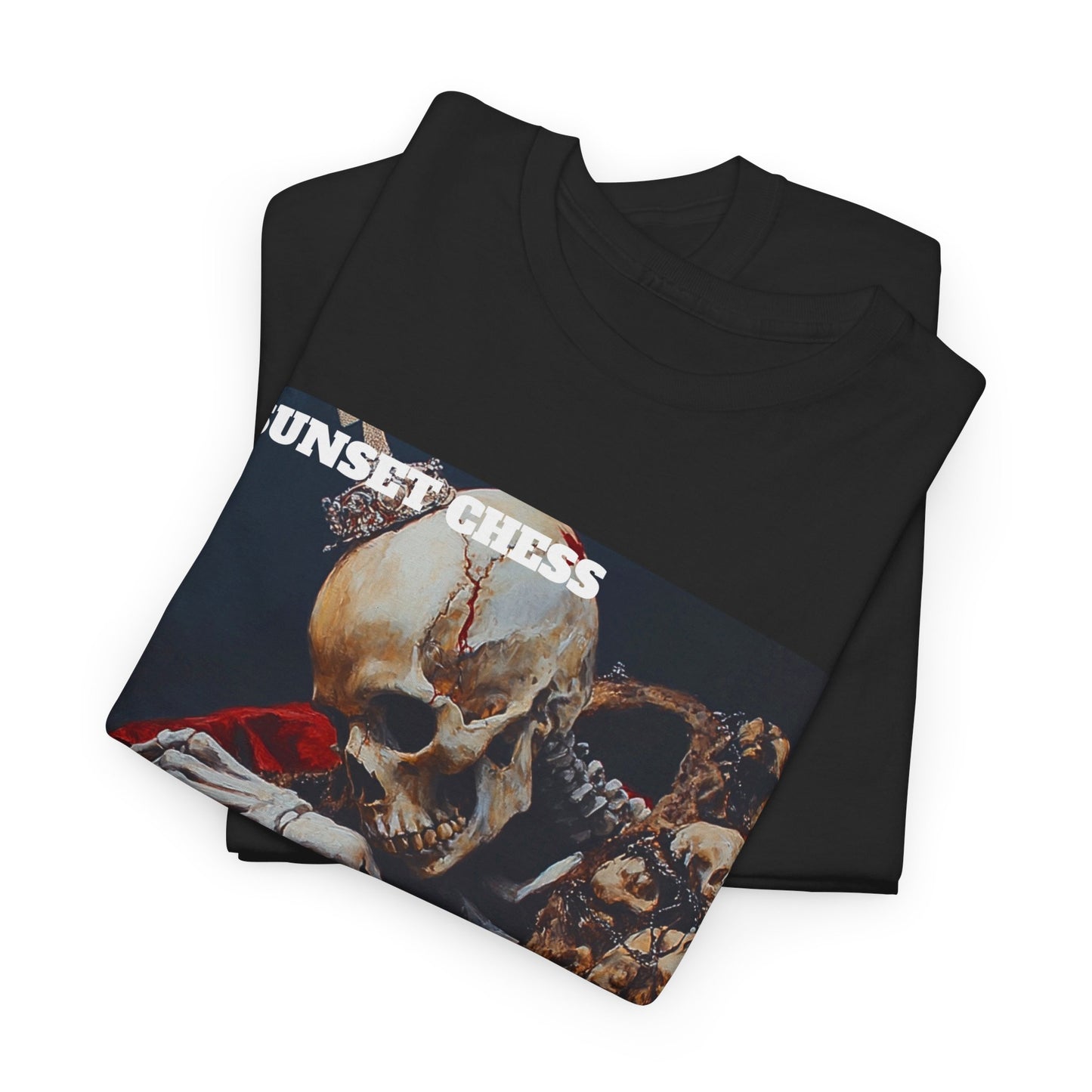 Bones & Chess - Black Chess T Shirt