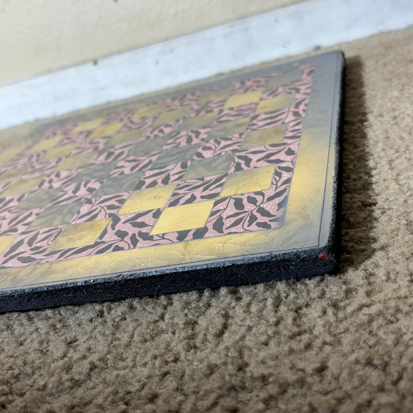 Vintage Gold - Scrapbook Chess Board