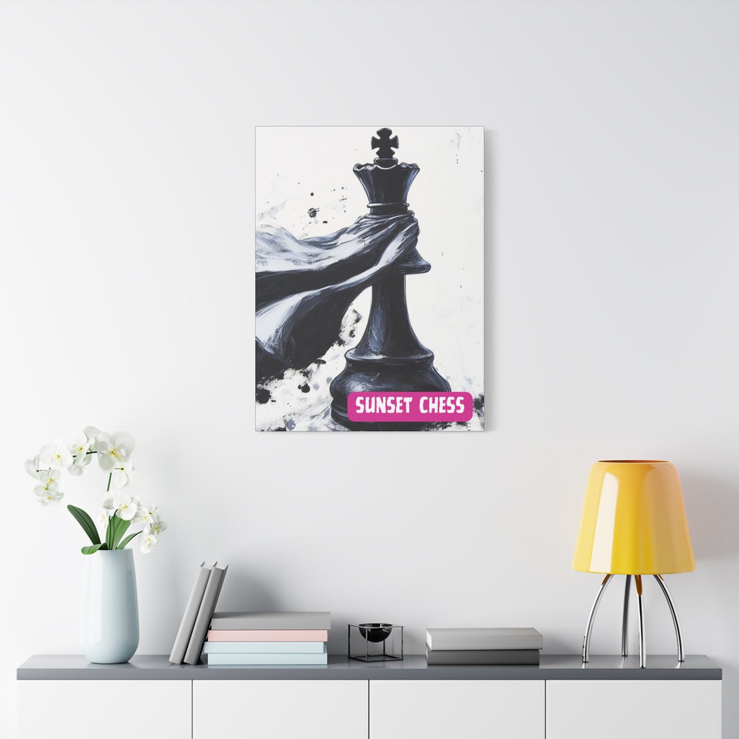 The Super King - Canvas Chess Print 24"x32"