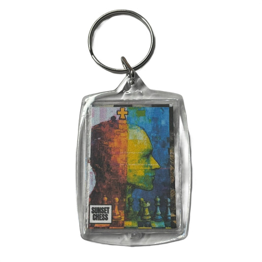 Two Toned - Chess  Photo Keychain