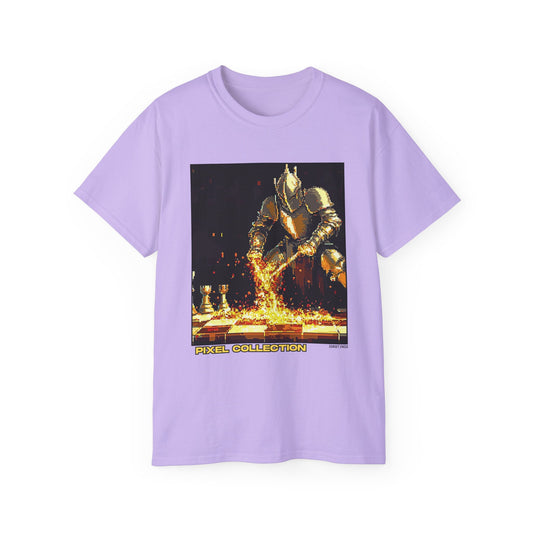 The Fighting Knight - Purple Chess T Shirt
