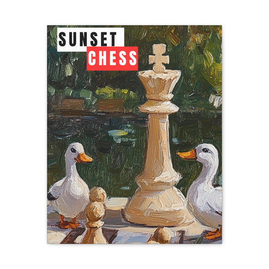Ducks & The King - Canvas Print 16"x20"