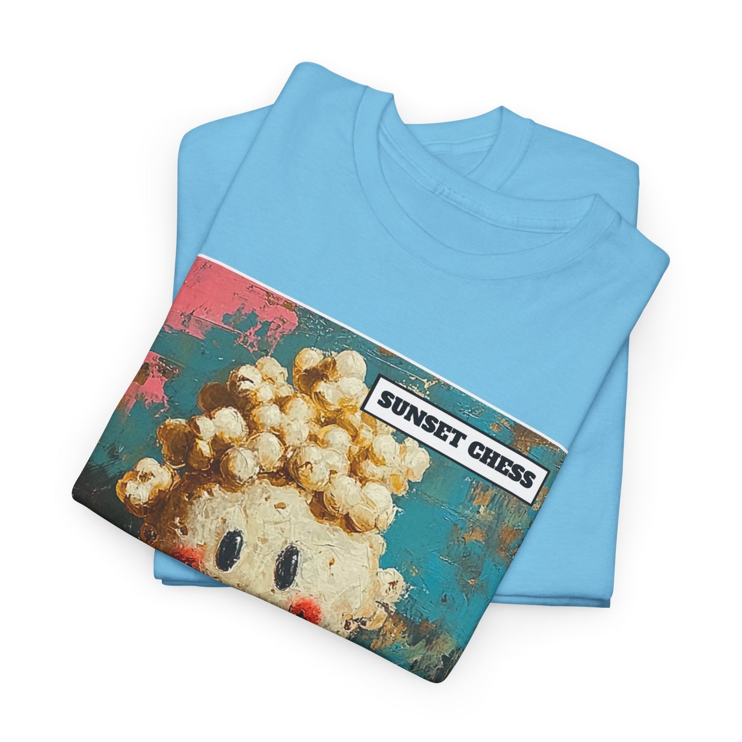 Popcorn Chess - Sky Blue Chess T Shirt
